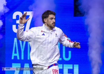 EDF (M) | Aymeric Zaepfel et Valentin Kieffer en tribune face au Danemark