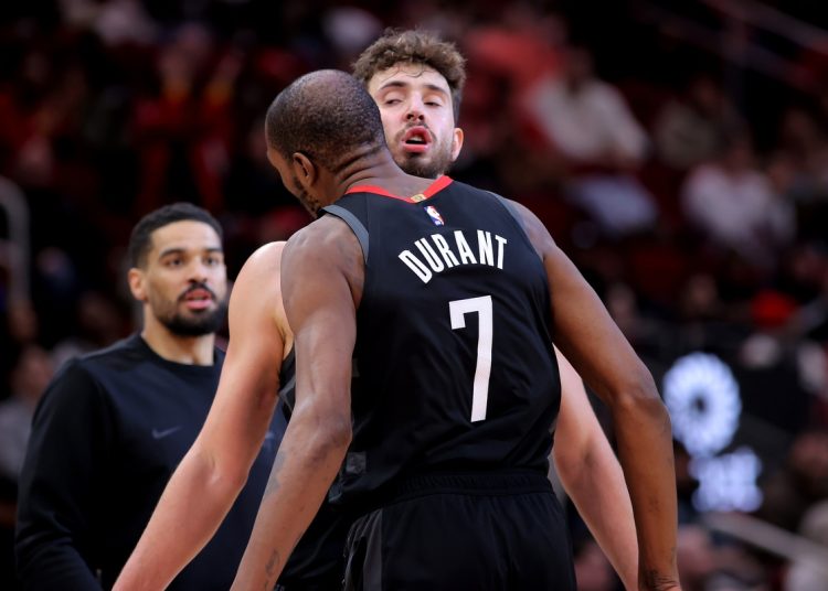 Kevin Durant et Alperen Sengun