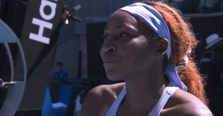 Open d'Australie > Coco Gauff : "J'ai vu Carlos Alcaraz hier et je me suis dit : 'je vais essayer de faire comme lui'"