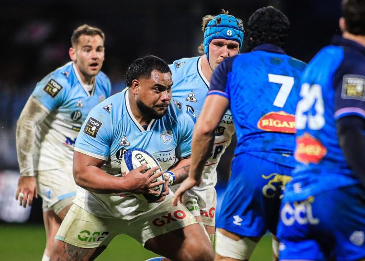 l’Aviron Bayonnais a retrouvé Tevita Tatafu face à Castres