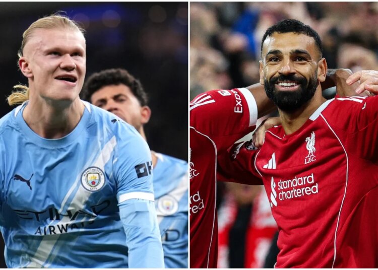 Erling Haaland et Mohamed Salah, le lourd tribu