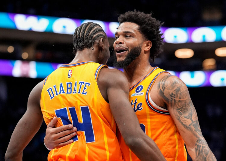 Moussa Diabate et Miles Bridges