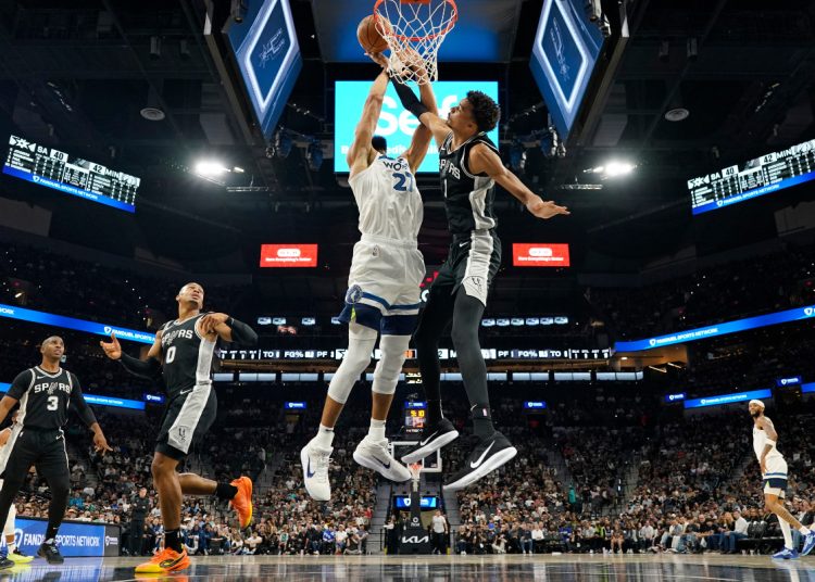 Victor Wembanyama avec les Spurs