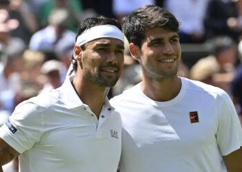 ATP > Fabio Fognini sur Carlos Alcaraz et Jannik Sinner : "J'ai eu la malchance de jouer contre eux. On voyait déjà qu'ils étaient destinés à en arriver là. Je suis très curieux de voir si un troisième joueur parviendra à leur mettre des bâtons dans les roues"