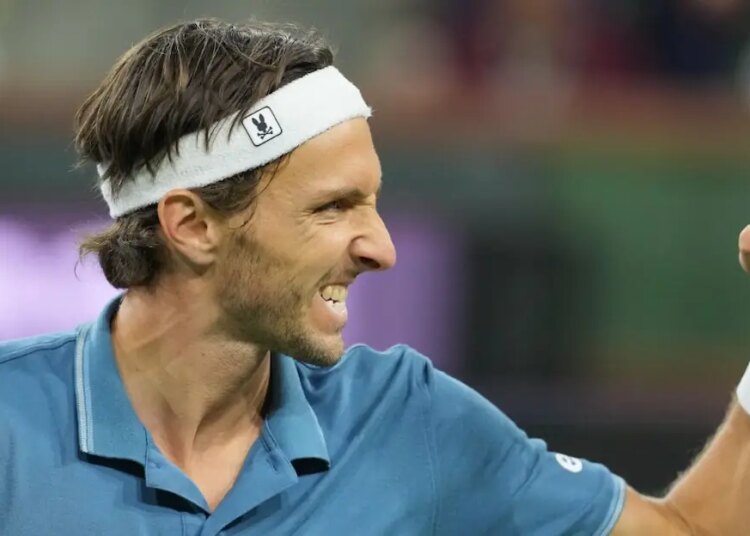 ATP - Indian Wells, Vidéos > L'étonnante célébration de Rinderknech après avoir "fait tiquer" Djokovic