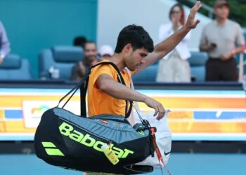 ATP - Miami > Justine Henin sur Carlos Alcaraz : "Sans rien enlever à ce que Roger Federer, Rafael Nadal et Novak Djokovic ont fait, nous sommes dans une époque qui évolue, avec de plus en plus d'enjeux à beaucoup de niveaux"