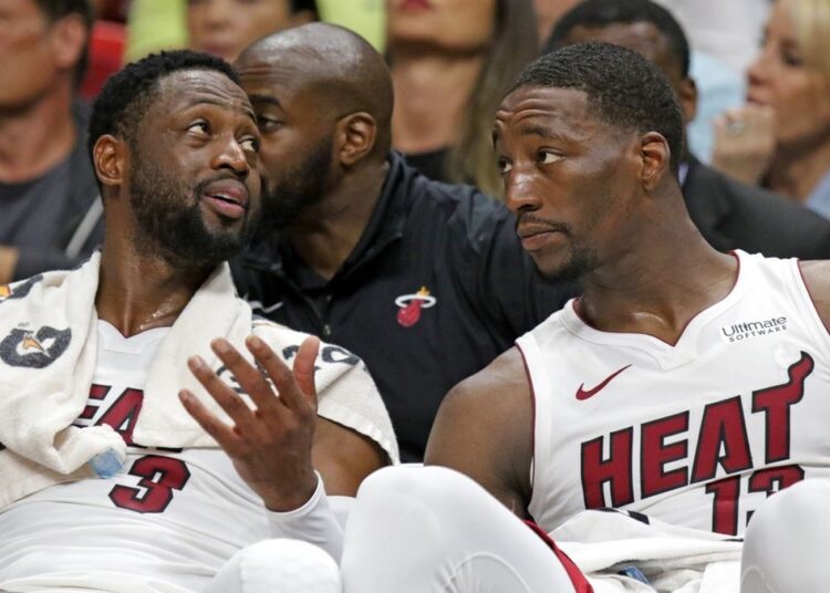 Dwyane Wade et Bam Adebayo
