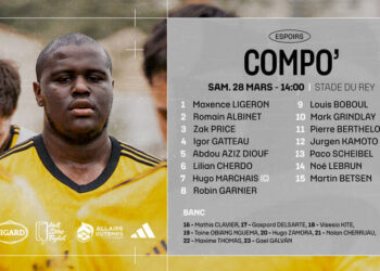 La compo des Espoirs à Castres