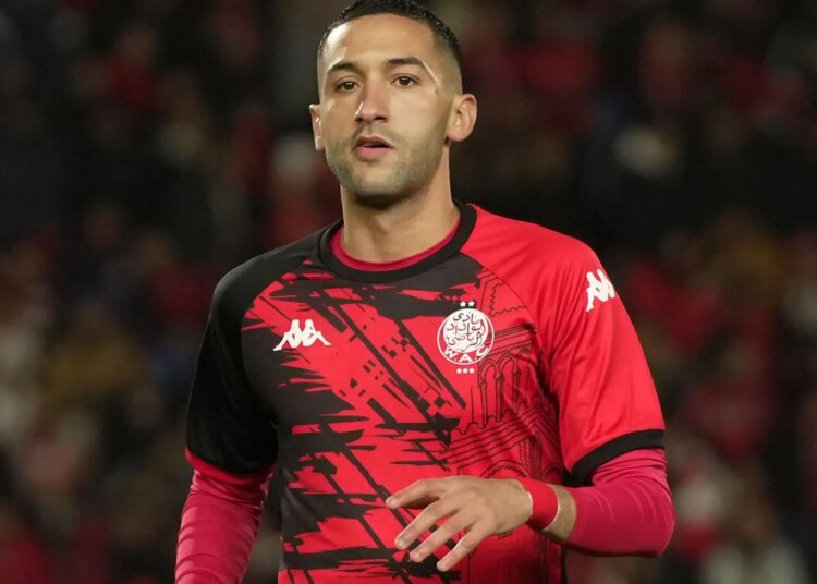 Le banger puis la blessure pour Hakim Ziyech, auteur d’un nouveau but avec le Wydad