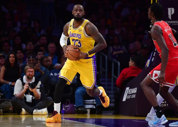 LeBron James (Lakers) contre les Bulls