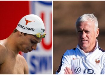 Léon Marchand, Deschamps n'en revient pas