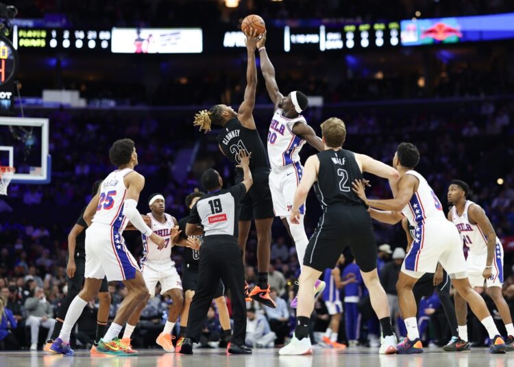 Les Sixers face aux Nets