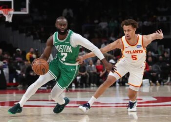 Pourtant proche du triple-double, Jaylen Brown a raté sa rentrée