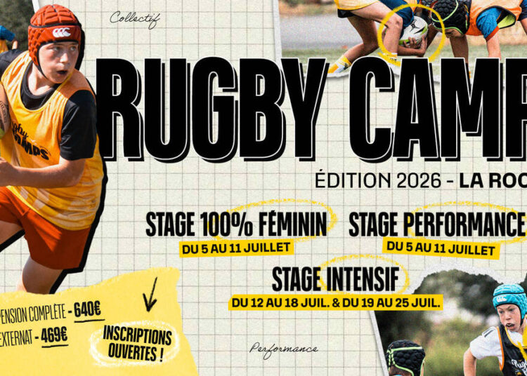 Rugby Camps 2026, inscriptions ouvertes !