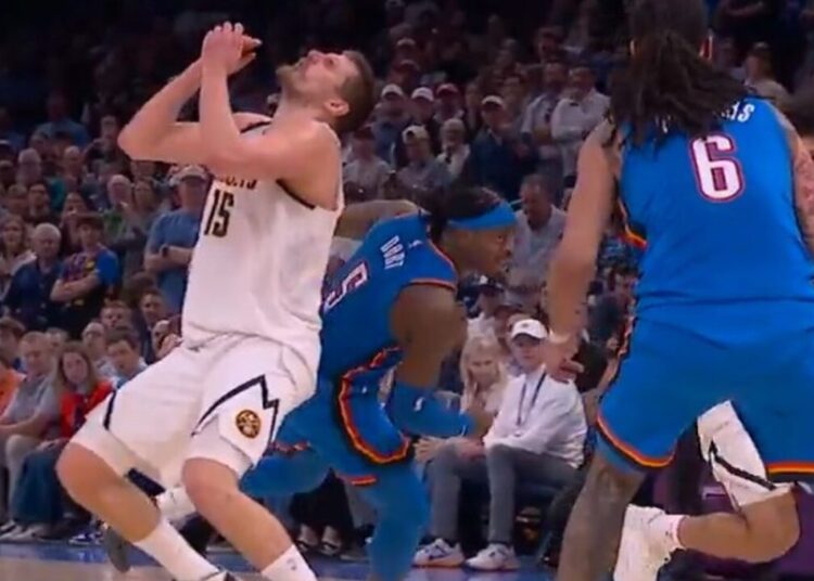 Lu Dort et Nikola Jokic