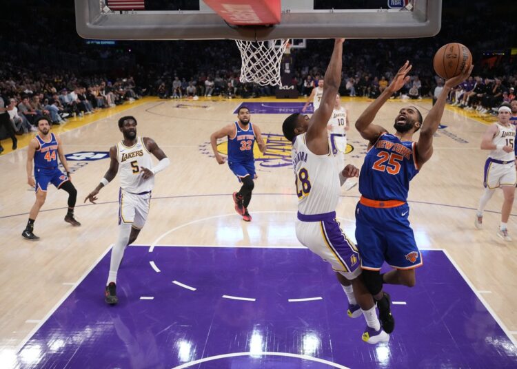 Mikal Bridges (Knicks) contre les Lakers