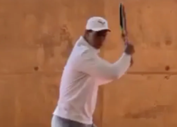 ATP - WTA, Vidéos > Rafael Nadal reprend la raquette pour coacher Iga Swiatek