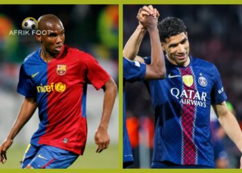 PSG : Achraf Hakimi fonce sur le record de Samuel Eto’o en Ligue des champions !