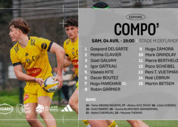 Les Espoirs choisis face à Aurillac