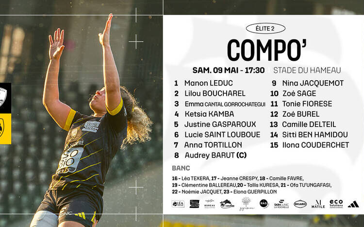 La compo des Féminines pour Pau