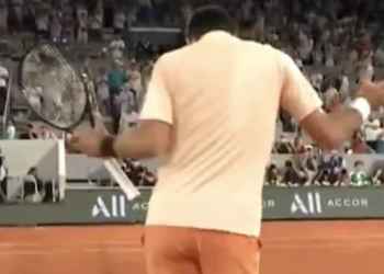 Roland Garros, Vidéos > La célébration très originale de Djokovic après sa victoire contre Mpetshi Perricard
