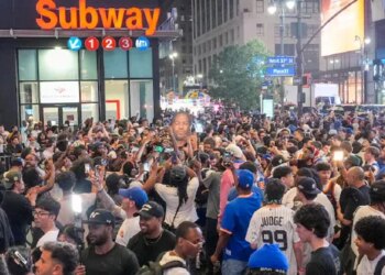 Sans surprise, les fans des Knicks ont aussi envahi Cleveland