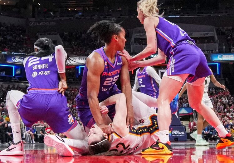 Alyssa Thomas suspendue après son vilain geste sur Caitlin Clark