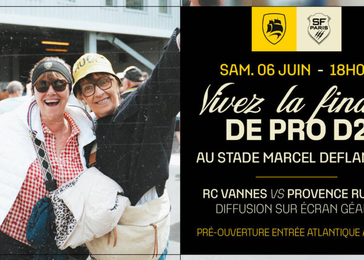 Pré-ouverture à 17h45, la finale de Pro D2 diffusée