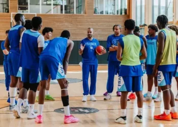 Première répétition pour les Bleuets de Tony Parker