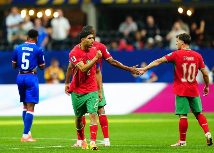 le Maroc se fait peur contre Haïti et se qualifie comme deuxième derrière le Brésil