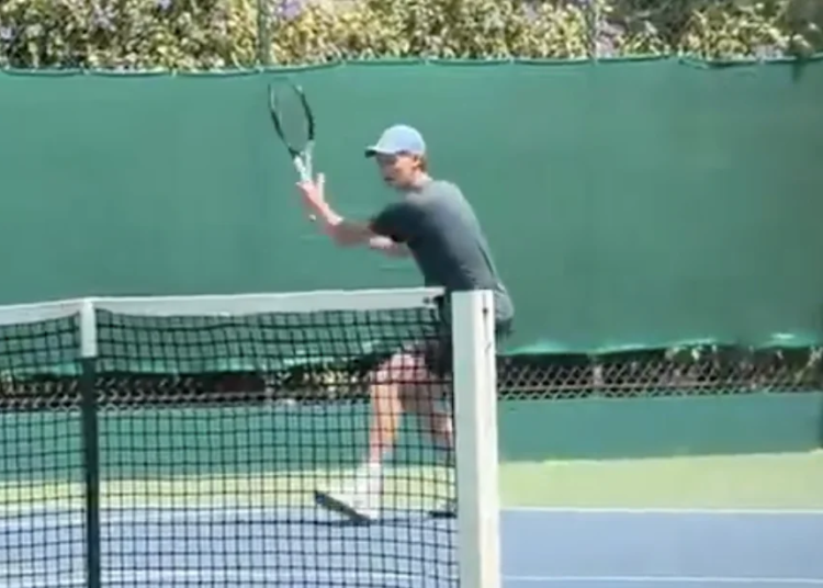 ATP, Vidéos > Le nouveau chantier de Jannik Sinner à l'entraînement, le reste du circuit peut avoir peur