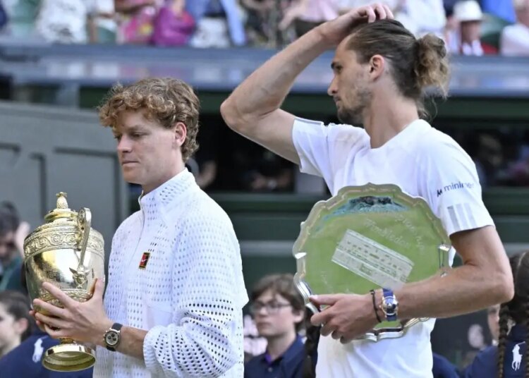 ATP, Wimbledon > Sinner répond franchement à Zverev : "J'ai quand même eu l'impression qu'il bougeait plutôt bien après sa glissade"