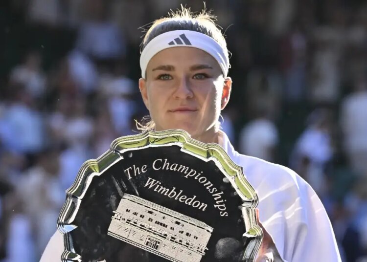 Wimbledon > Karolina Muchova, après sa défaite en finale contre Linda Noskova : "Même si je ne me sentais pas si bien sur le court, je pouvais faire passer la balle au-dessus du filet"