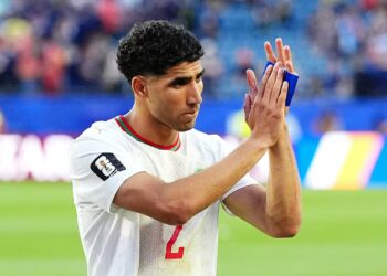 Maroc : “il n’y a pas de mot”, l’émotion d’Achraf Hakimi, célébré pour sa 100e sélection