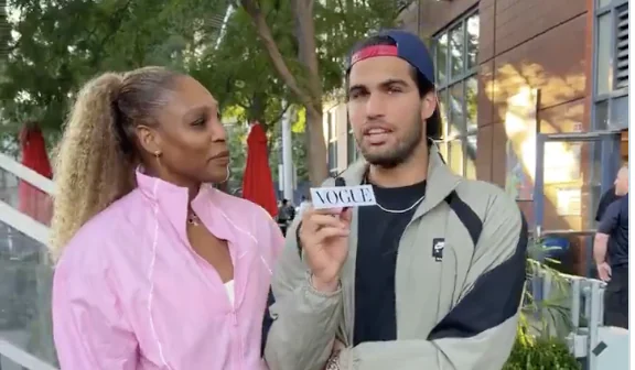 ATP > Alcaraz après le conseil douteux de Serena Williams : "Mon père ! Tu sais, il ferait une crise cardiaque en me voyant comme ça"