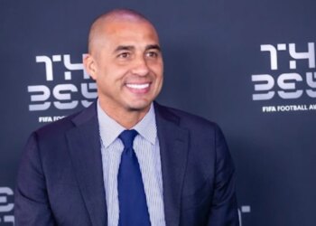 David Trezeguet avec Zinédine Zidane
