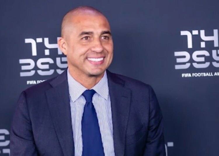 David Trezeguet avec Zinédine Zidane