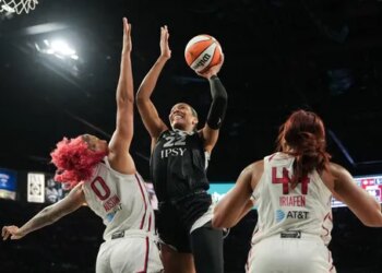 En championnes, les Aces stoppent la belle série des Mystics