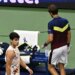 US Open > Medvedev sur le retour d'Alcaraz : "Je trouve ça très beau de le voir ici. Si j’en ai l'occasion, j'irai sans doute voir son match. En plus, il affronte mon ami au premier tour, donc ça va être intéressant"