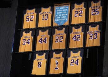 tous les maillots retirés en NBA