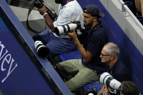 Champion NBA, Landry Shamet joue encore les photographes à l’US Open