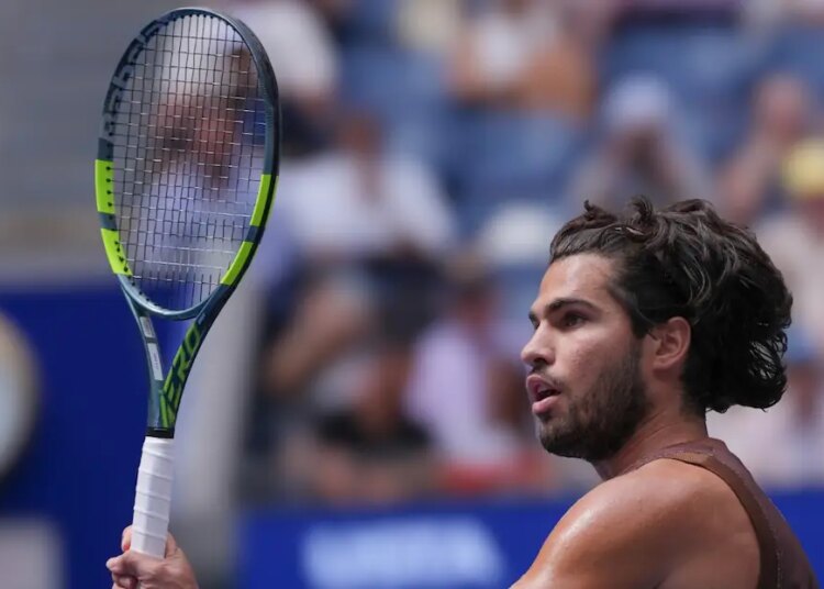 US Open > Carlos Alcaraz a encore du boulot : "C'est un coup qui m'a toujours posé des difficultés"