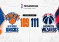 Anthony Davis et les Wizards gâchent le retour des Knicks au Madison Square Garden