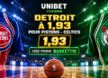 Detroit à 1,93 pour Pistons-Celtics