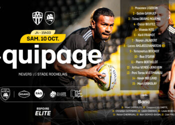 Espoirs, l'équipe pour le déplacement à Nevers !