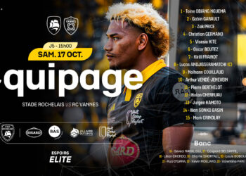 L'équipage Espoirs pour la réception de Vannes !
