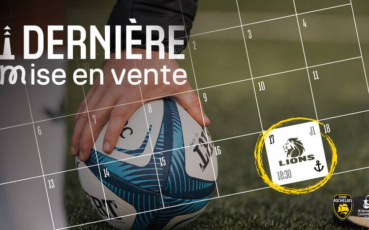 Lions, dernière mise en vente ce soir