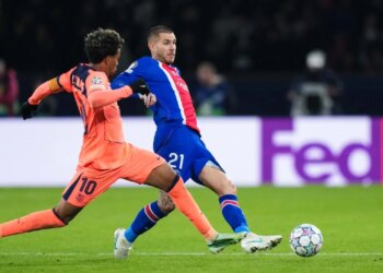 Lucas Hernandez a tapé Lamine Yamal après son but (video)