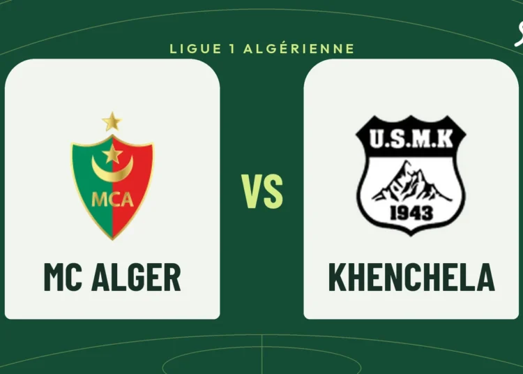 MC Alger reçoit Khenchela avec 7 points en 3 matchs à la 8e journée · SNA
