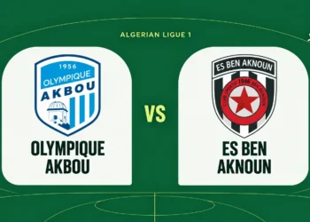 Olympique Akbou reçoit Ben Aknoun à 14h30 GMT, 2 points les séparent · SNA